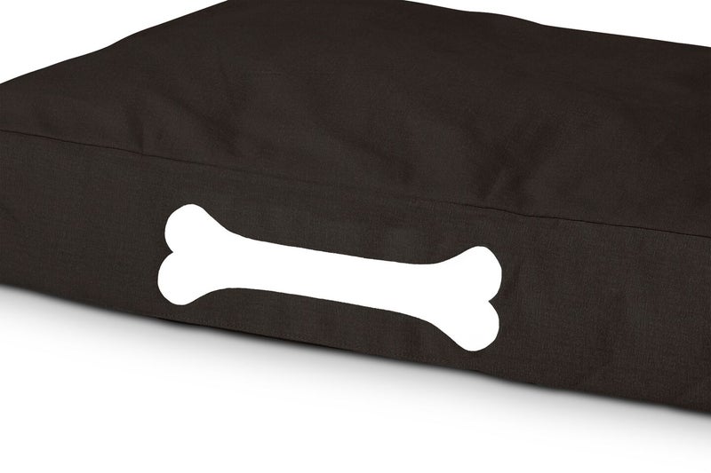 Fatboy سرير الكلاب من فاتبوي دوغيلونج قماش (صغير) | قوي ودائم | مقاوم للتمزق والتآكل | مصمم للاستخدام الداخلي | سهل التنظيف | قماش ناعم مع بوليسترين موسع | 60 × 80 × 15 سم - عرقسوس أسود - Image 2